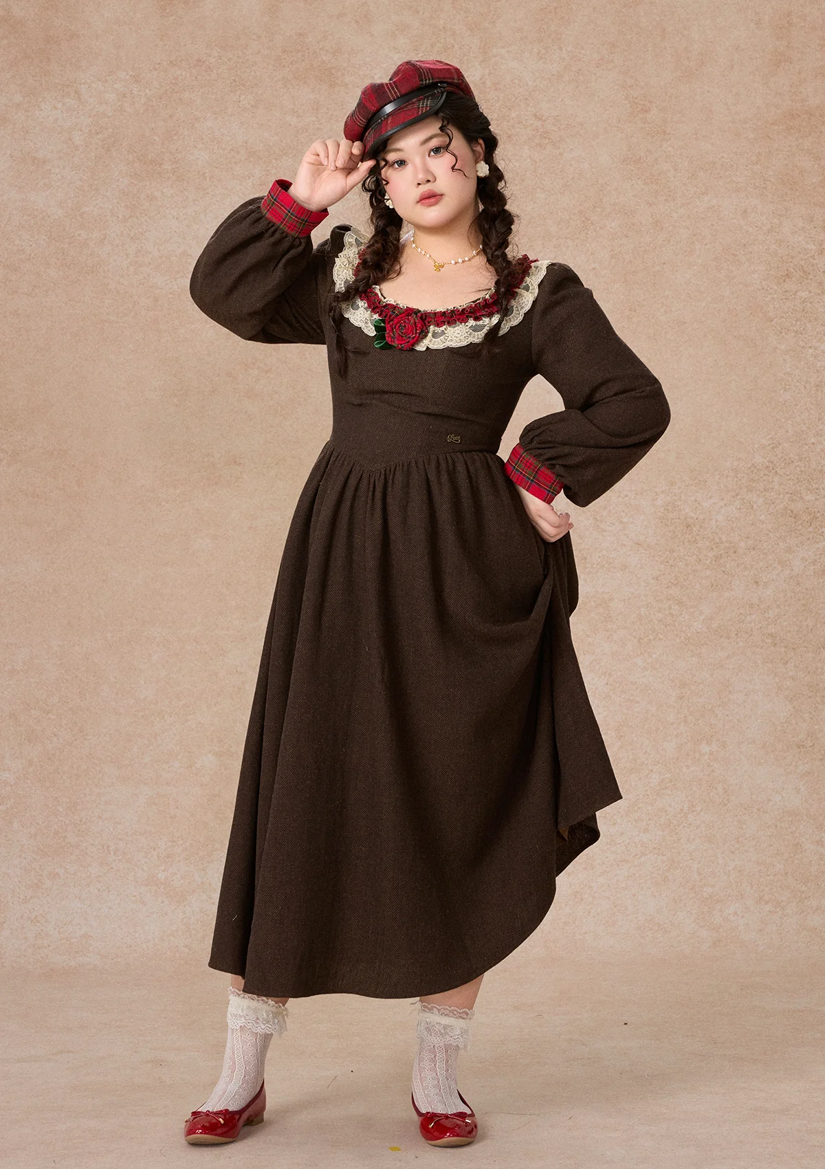 Curve&Plus Rose Madeleine Dress - Image 5