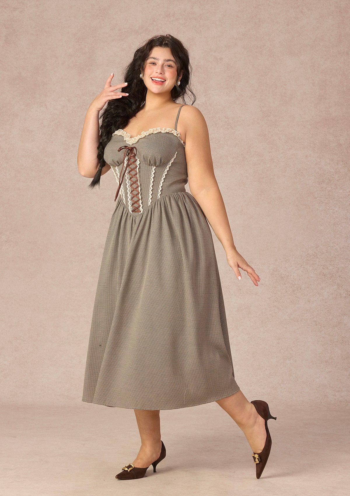 Curve&Plus Bear Date Dress（Long) - Image 3