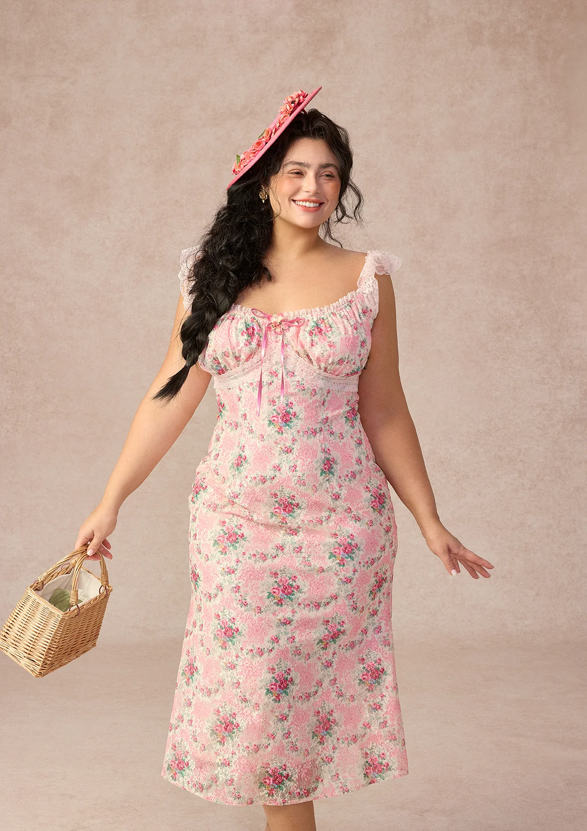 Curve&Plus Rose Music Box Dress - Image 7