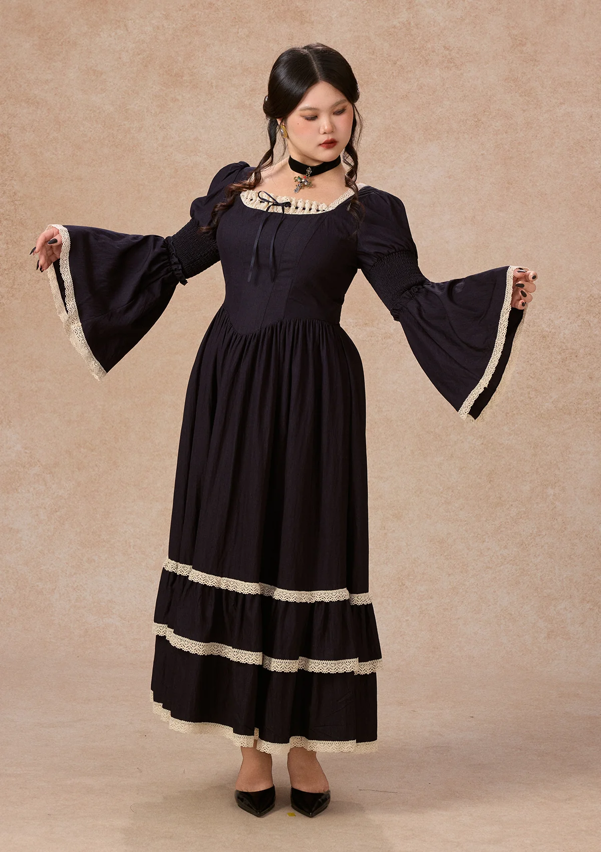 Curve&Plus Sapphire Blue Waltz Corset Dress - Image 7