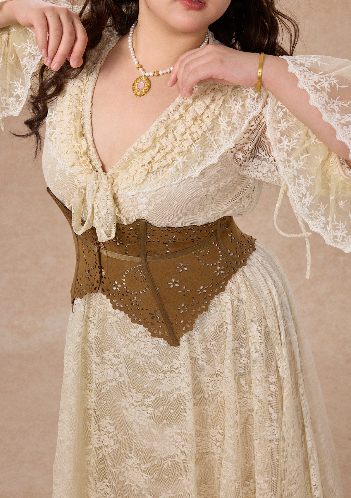 Curve&Plus Suede Corset (underbust) - Image 9