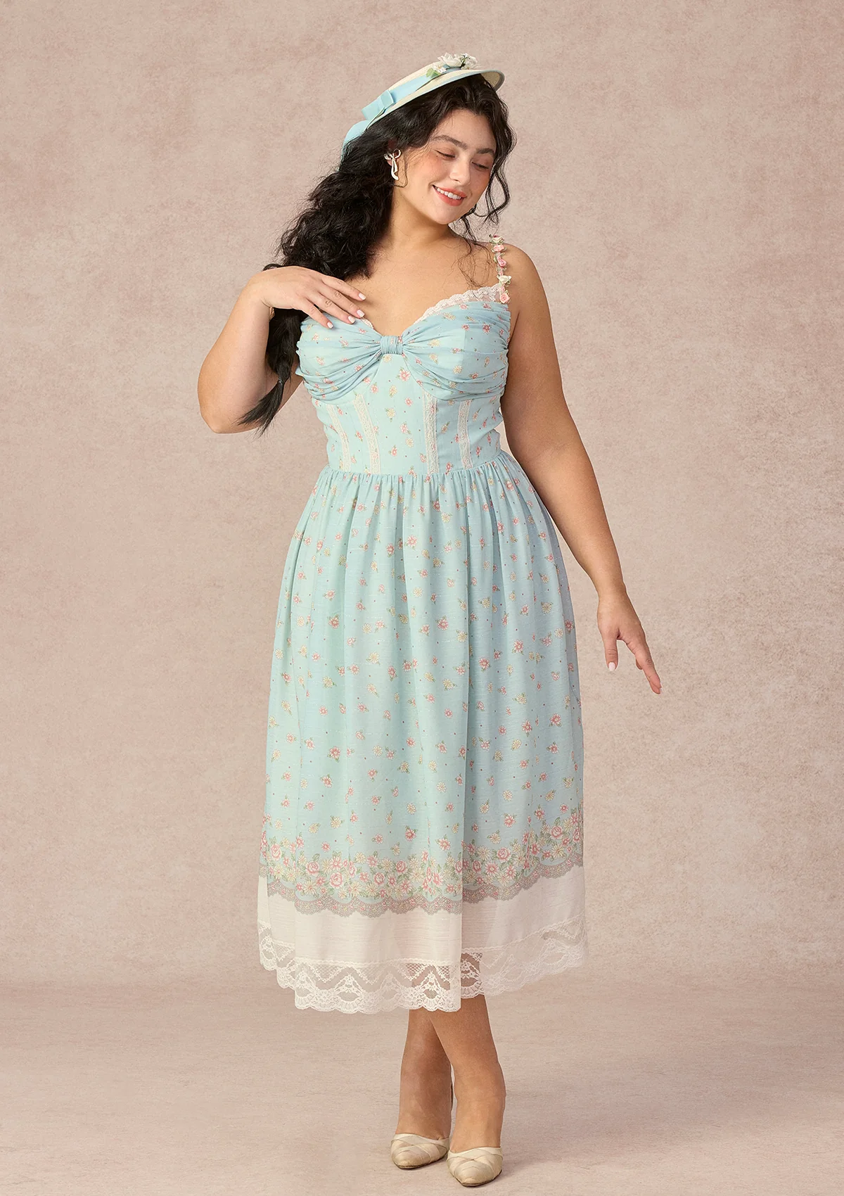 Curve&Plus Woodland Verse Dress - Image 8