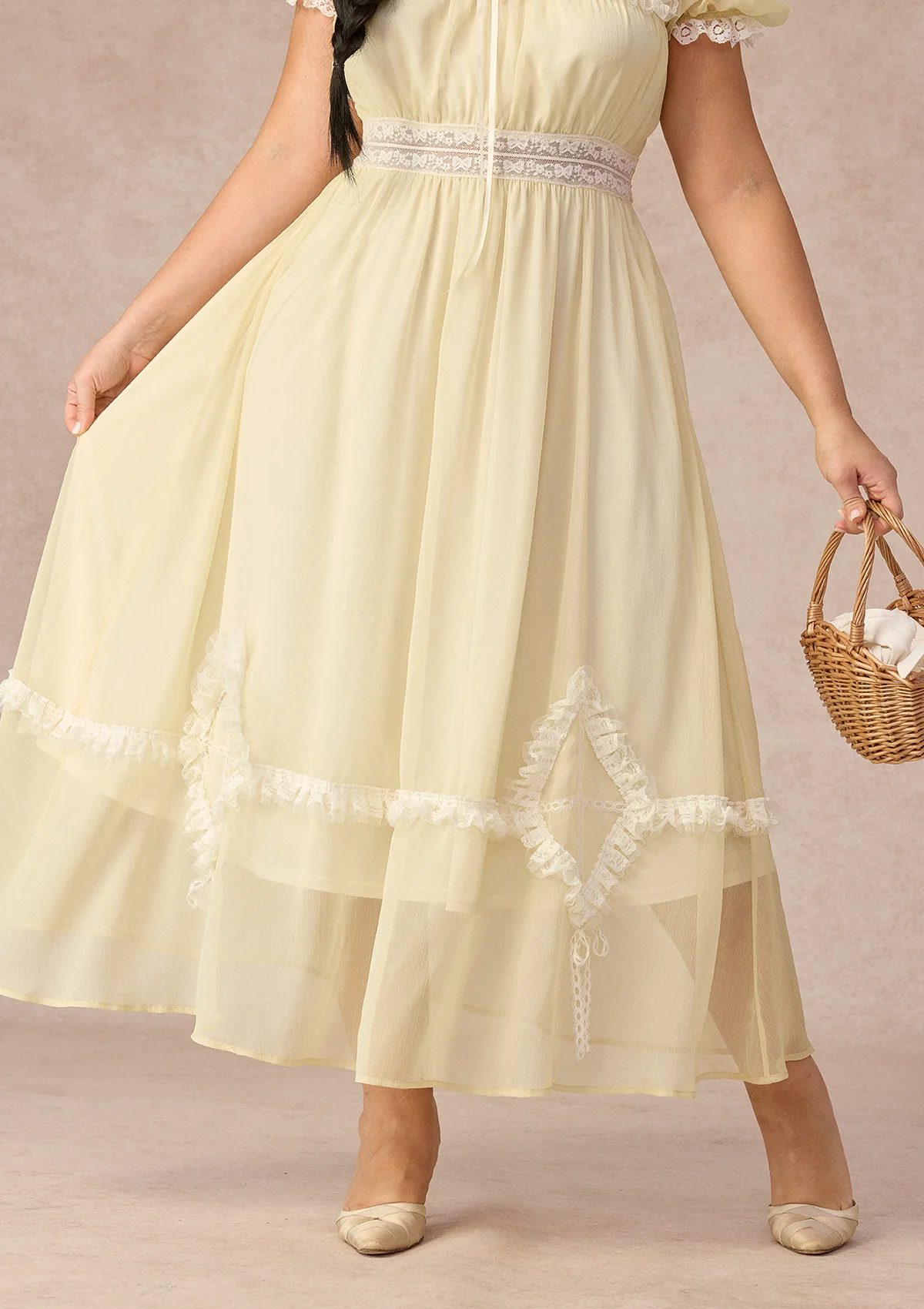 Curve&Plus Yellow Kite Dress - Image 5
