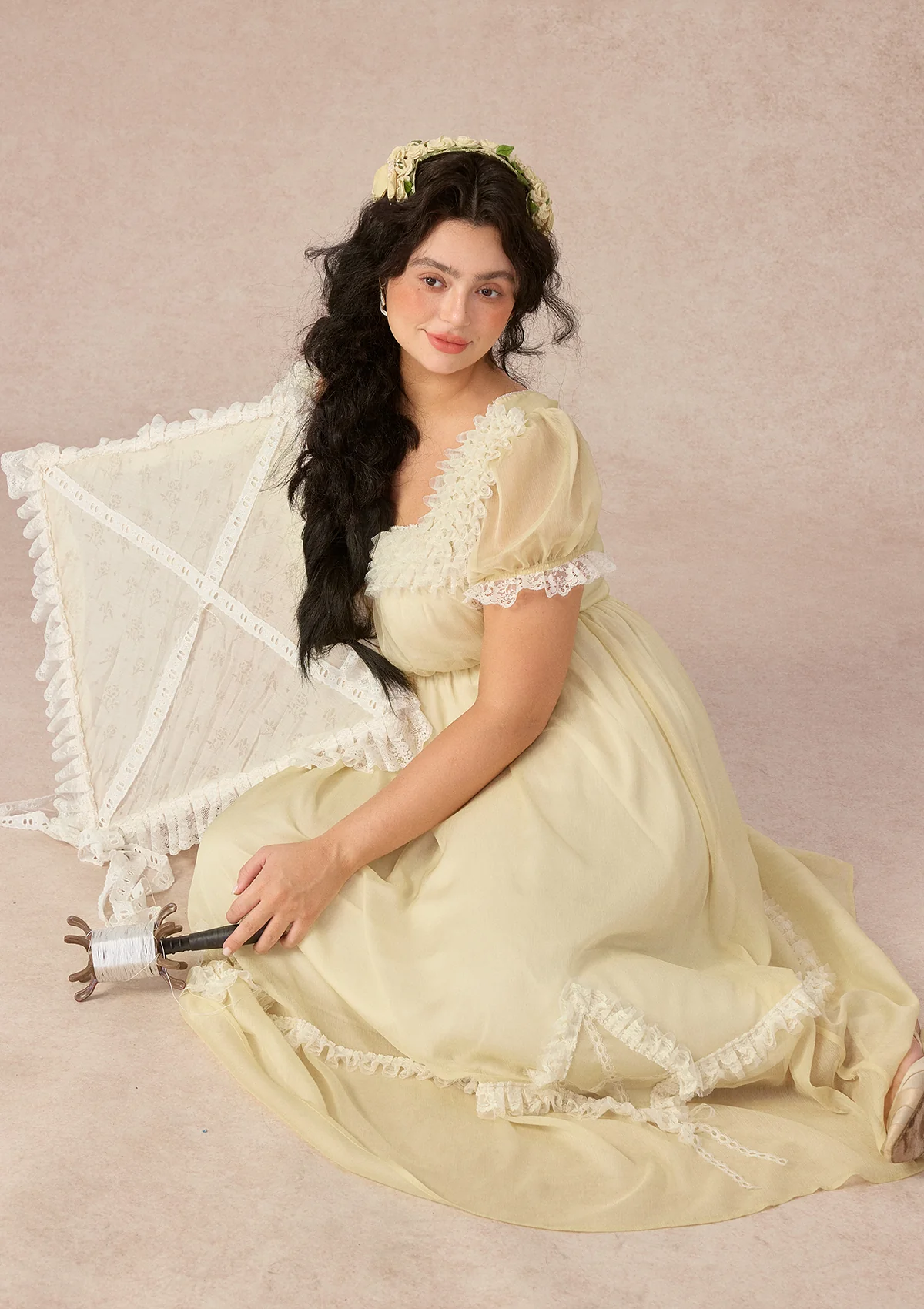 Curve&Plus Yellow Kite Dress - Image 6