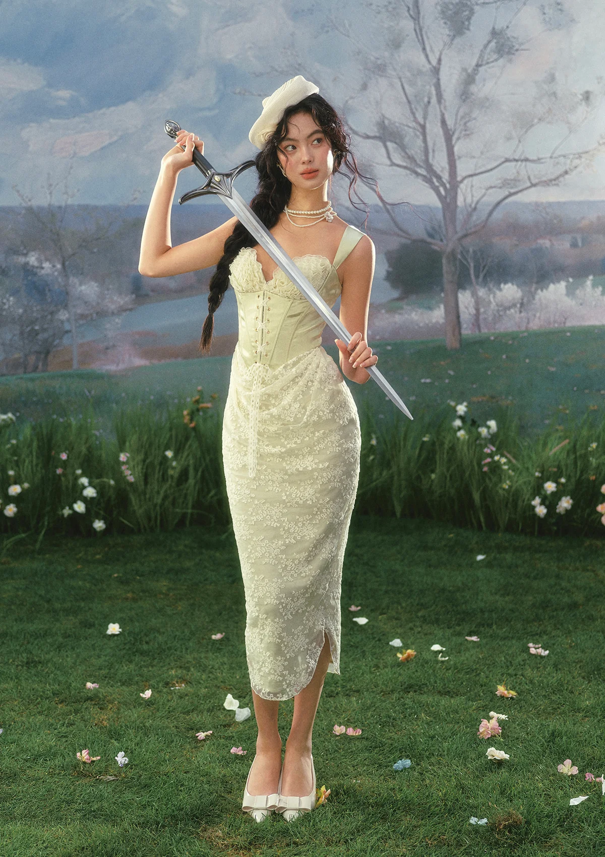 Emerald Warrior Corset Dress - Image 5