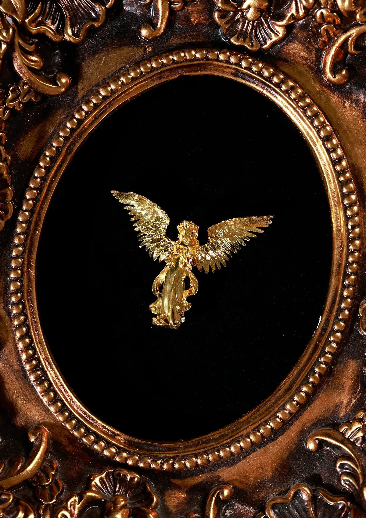 Golden Eagle Athena Brooch