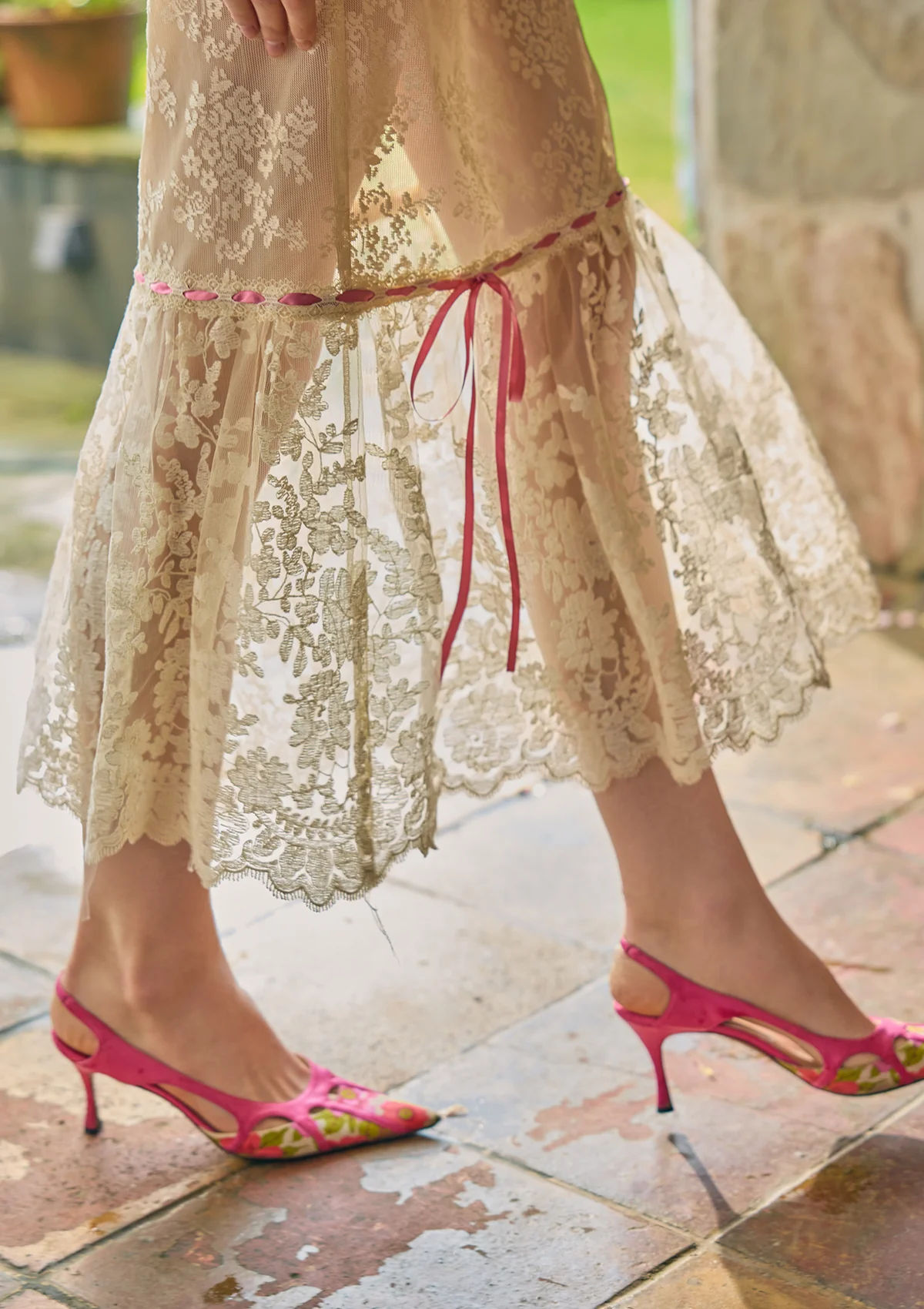 Floral Mirror Skirt - Image 6