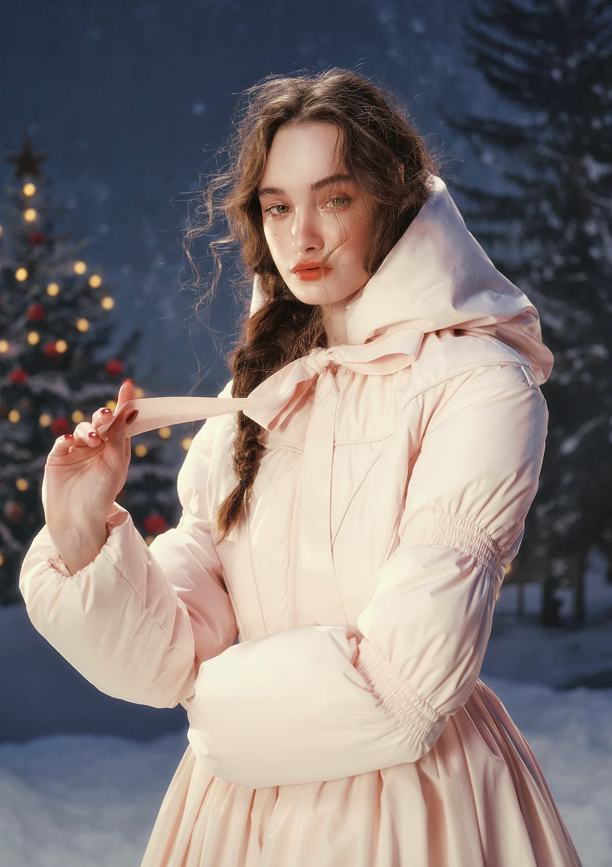 "Little Pink Riding Hood" Down Coat - Image 8