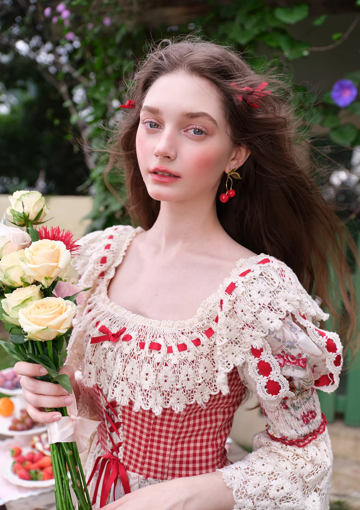 “Little Red Riding Hood” Cottage Dress - Image 3