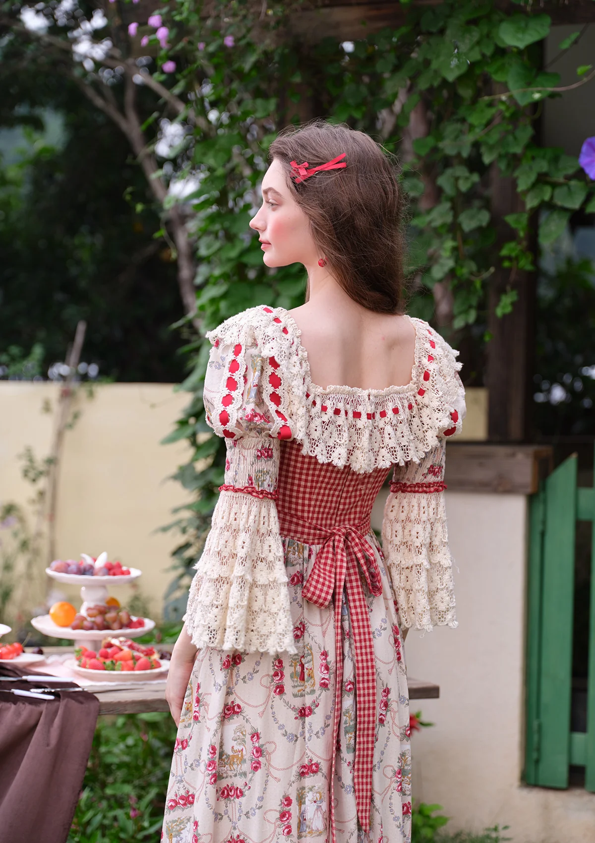 “Little Red Riding Hood” Cottage Dress - Image 6