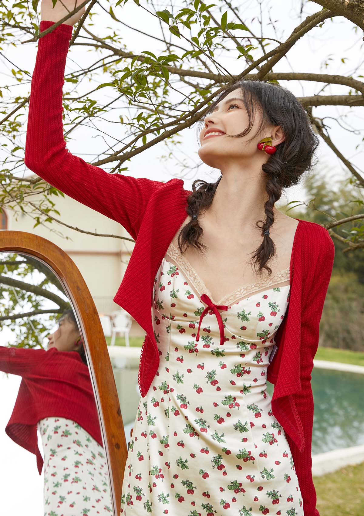 Strawberry Farm Knit Cardigan - Image 4