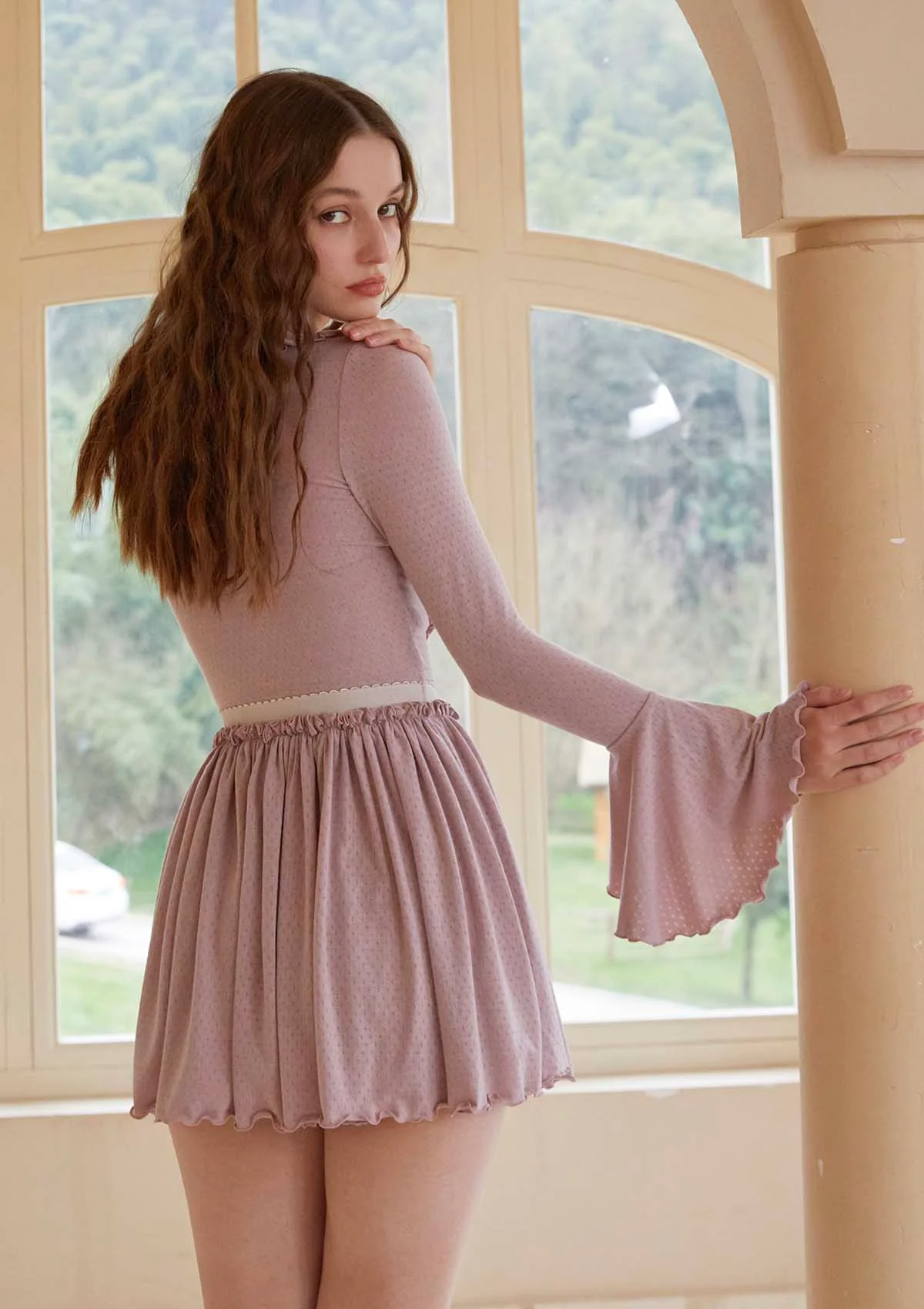 Miss Taro Knit Pantskirt - Image 5