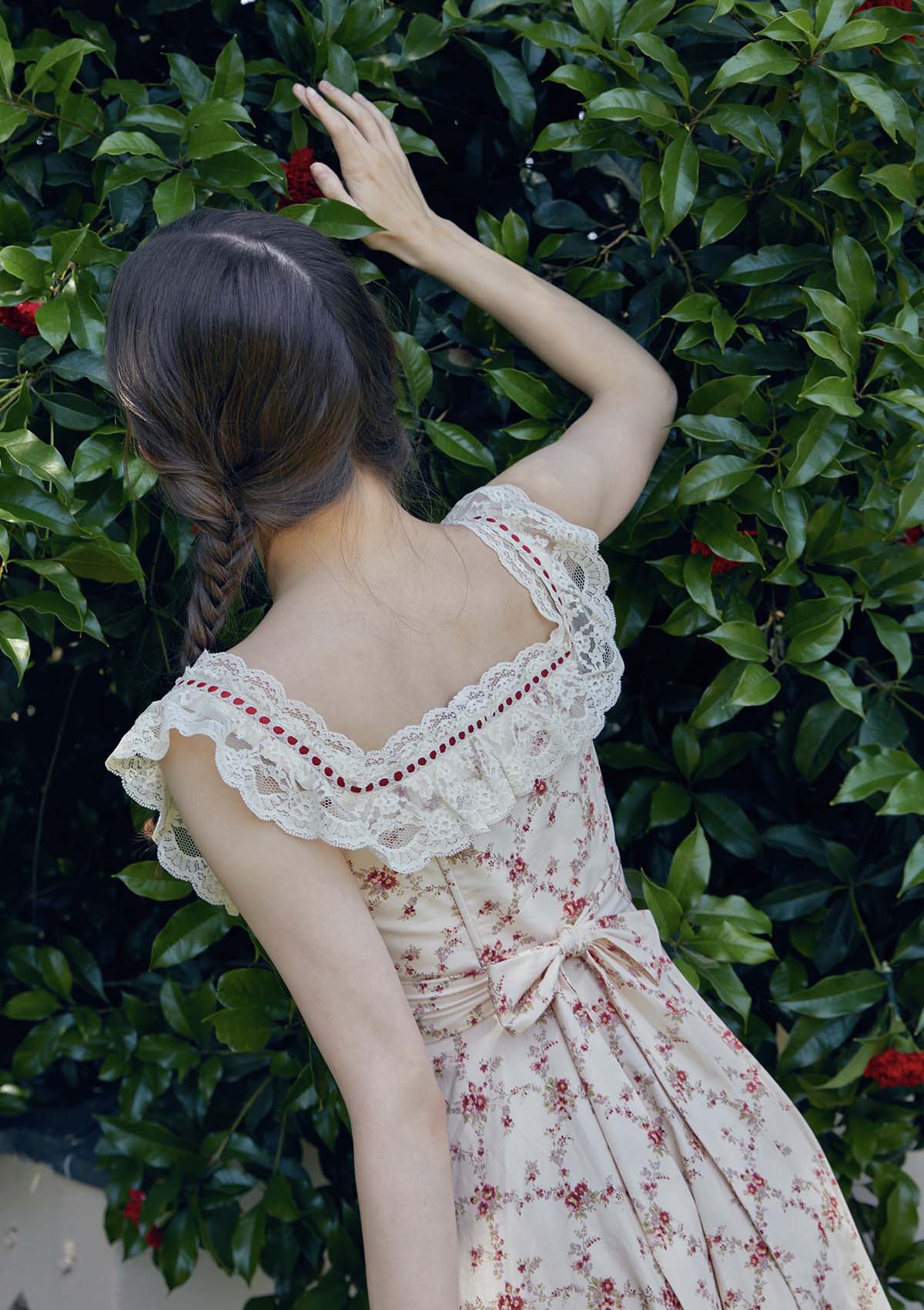Red Garnet Corset Dress - Image 5