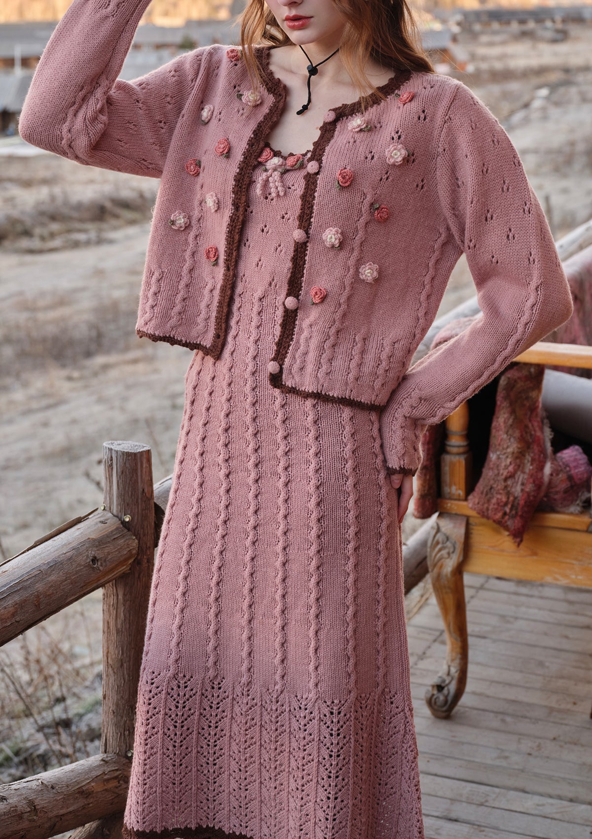 Floral Juliette Knitted Cardigan - Image 10