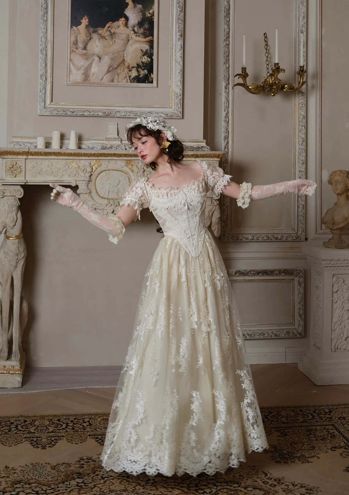 The Tear of Blossom and Candle Corset Dress - Image 3