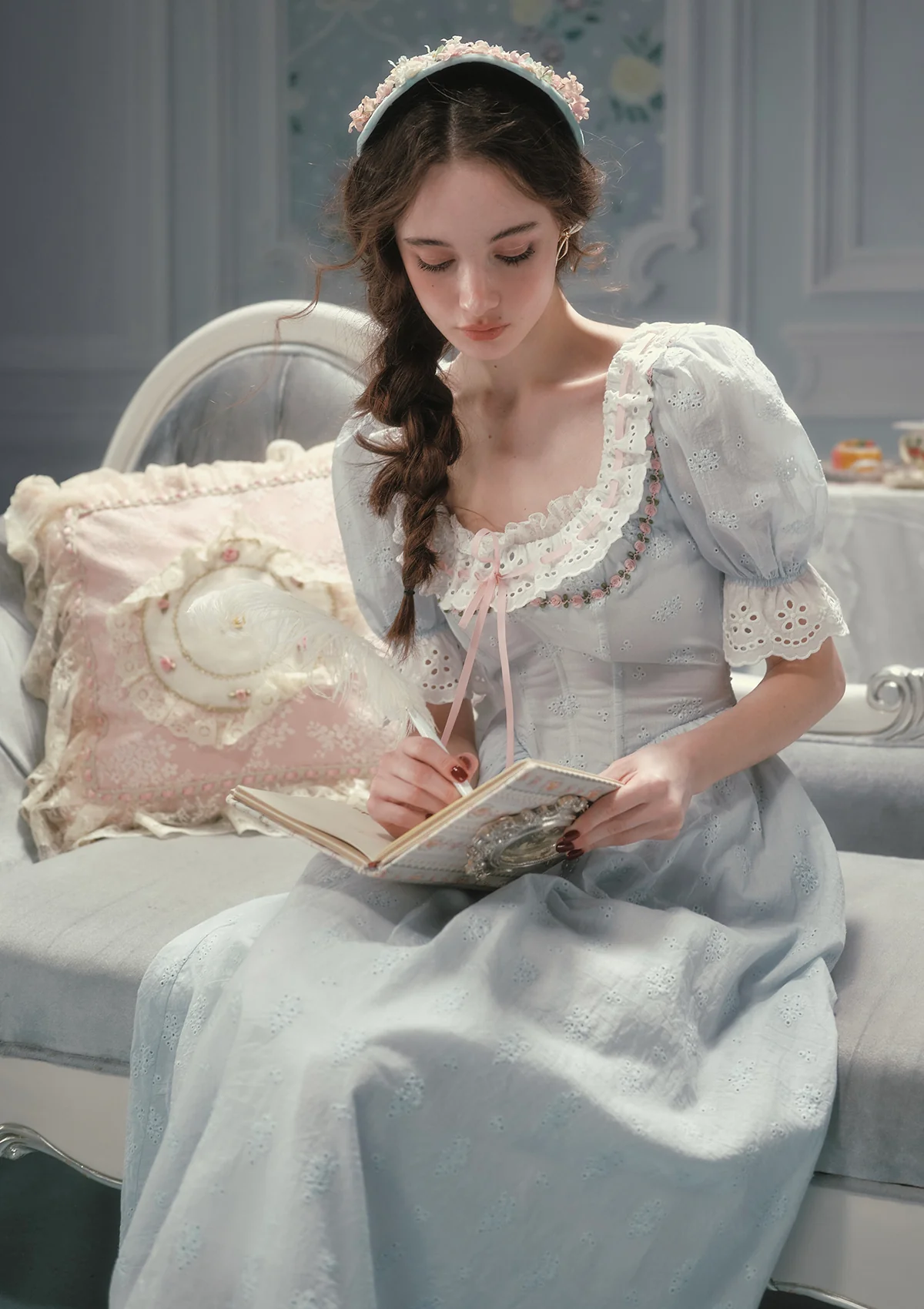 Mary's Morning Light Corset Dress - Image 6