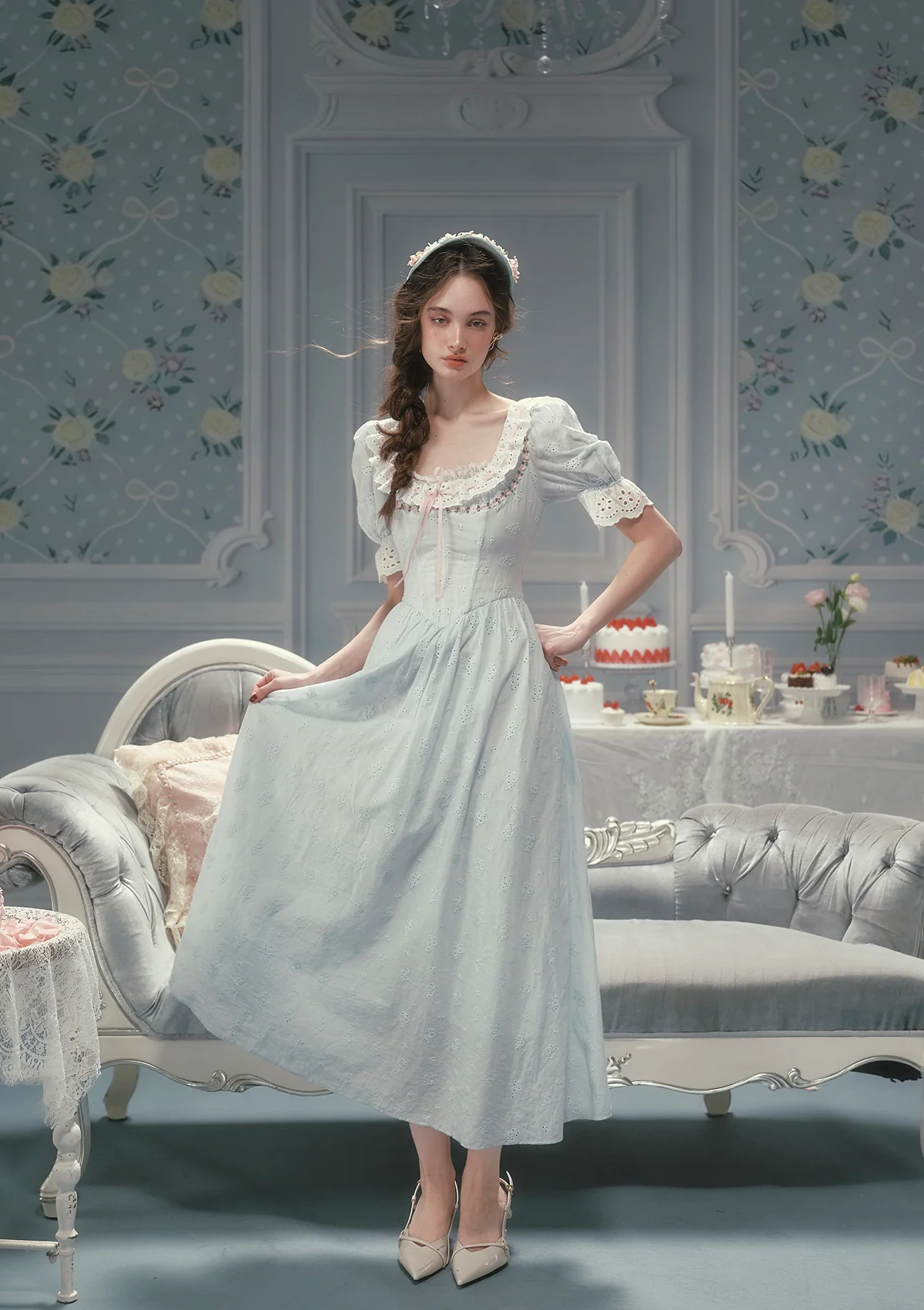 Mary's Morning Light Corset Dress - Image 7