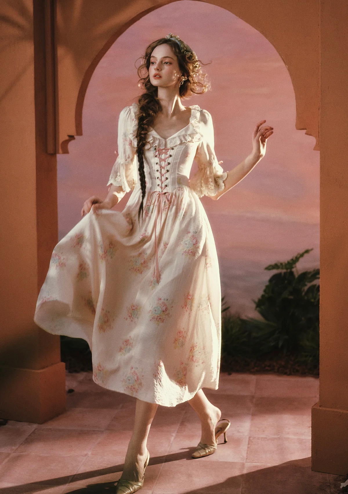 Palm Garden Dress - Image 5