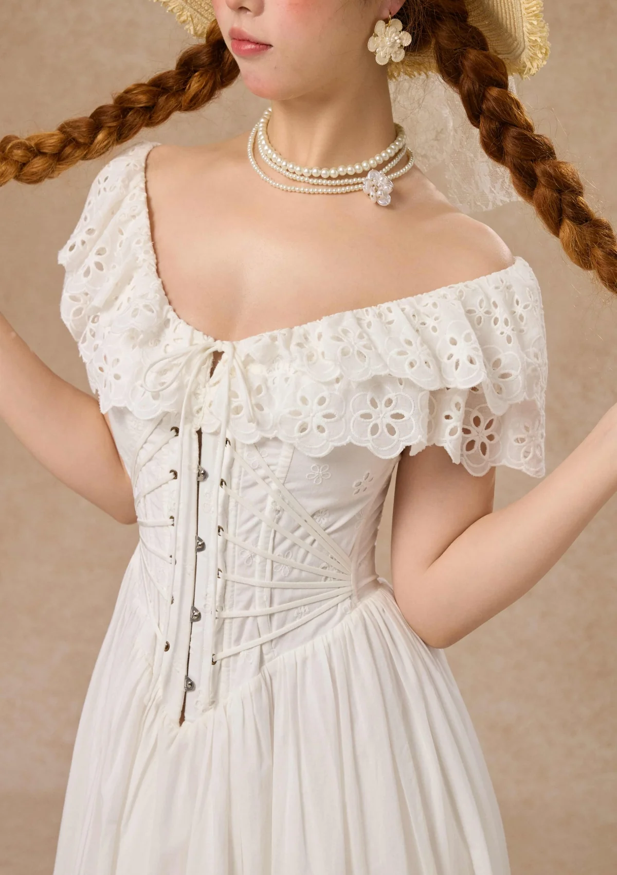Pearl Floral Dew Necklace - Image 8