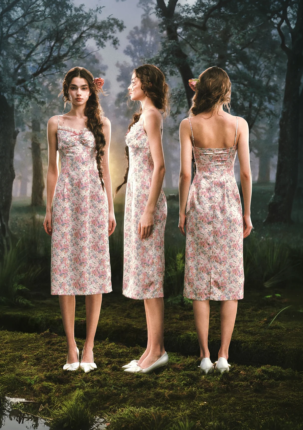 Rose Mist Path Dress - Image 3