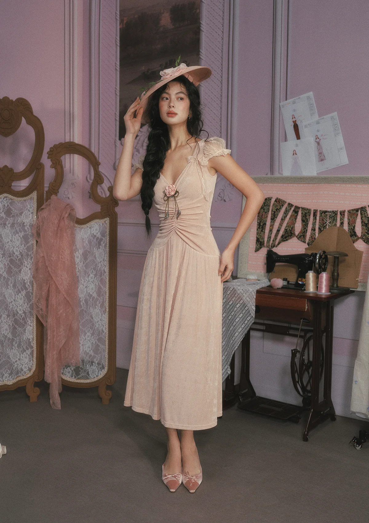 Rose Socialite Dress - Image 8