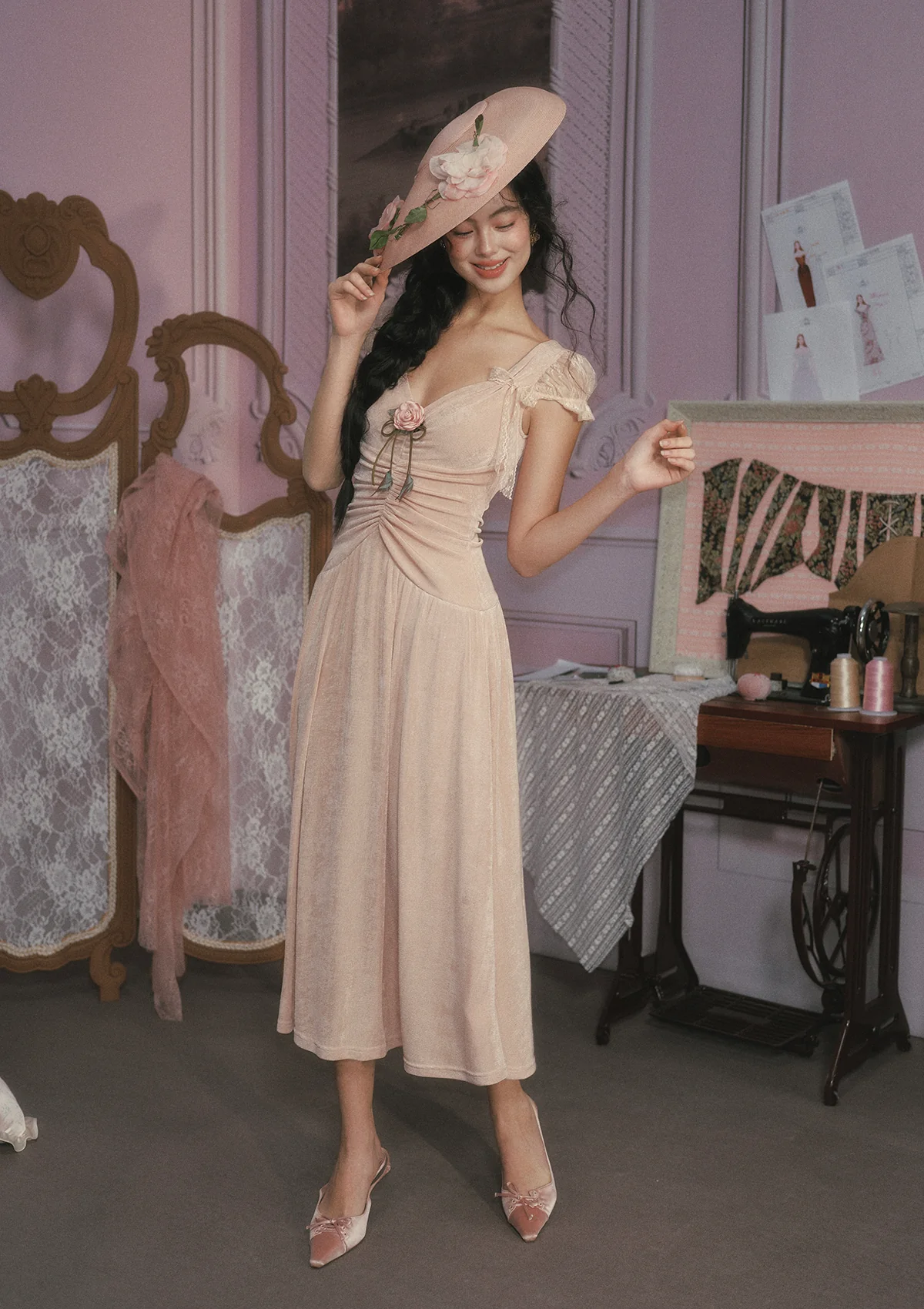 Rose Socialite Dress - Image 9