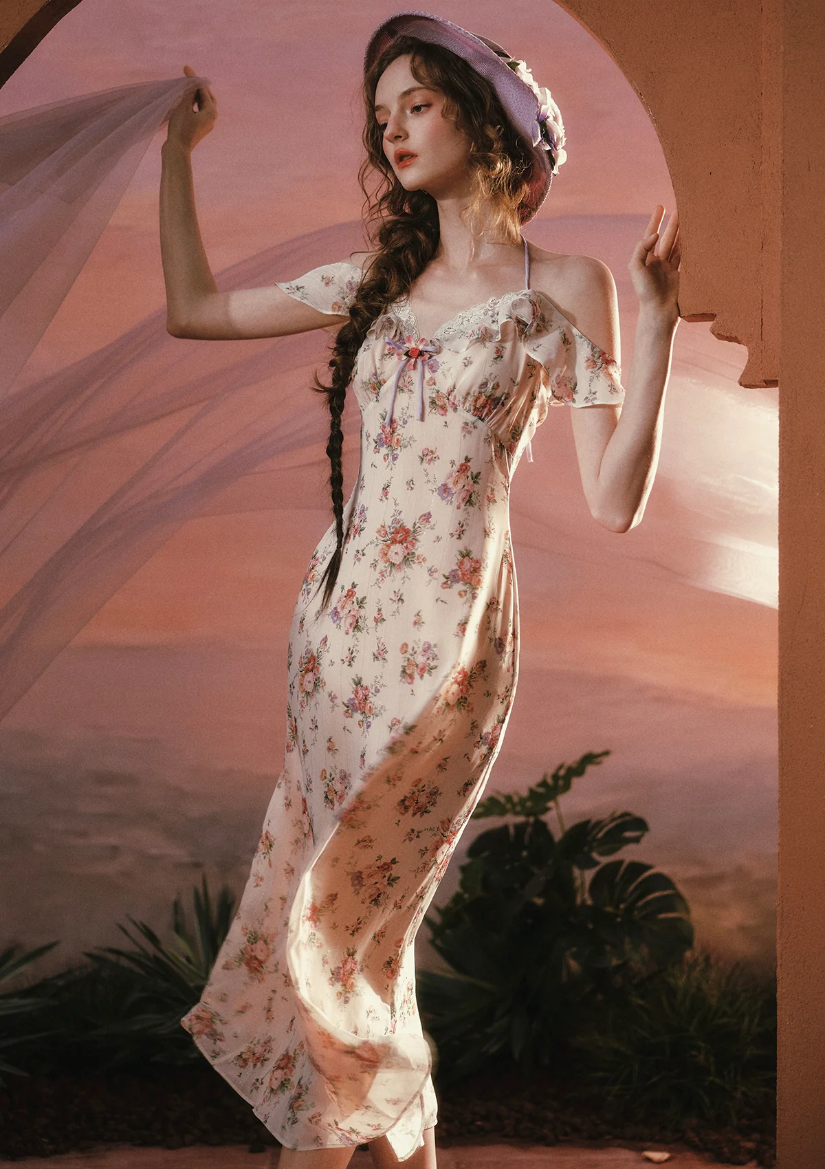 Starry Wisteria Dress - Image 4