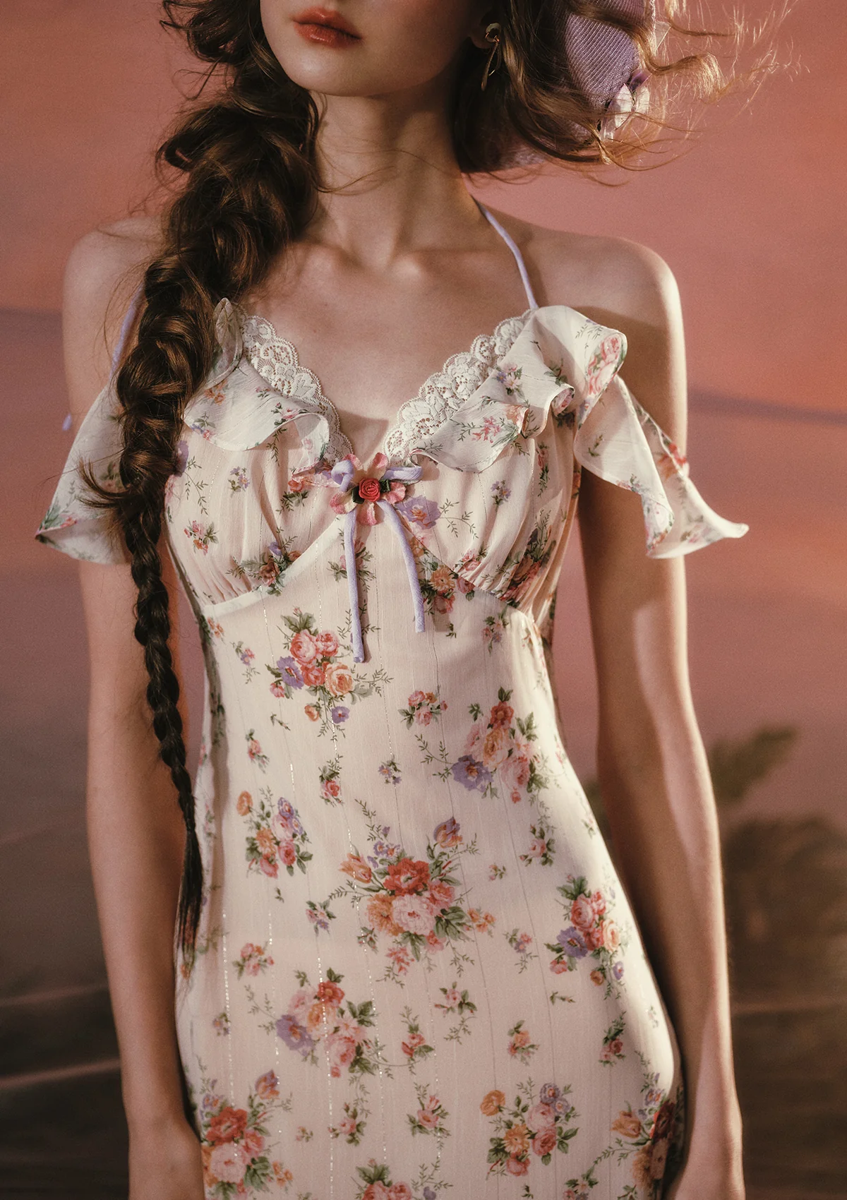 Starry Wisteria Dress - Image 6