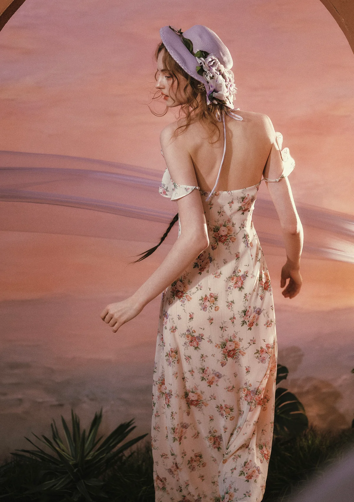 Starry Wisteria Dress - Image 8
