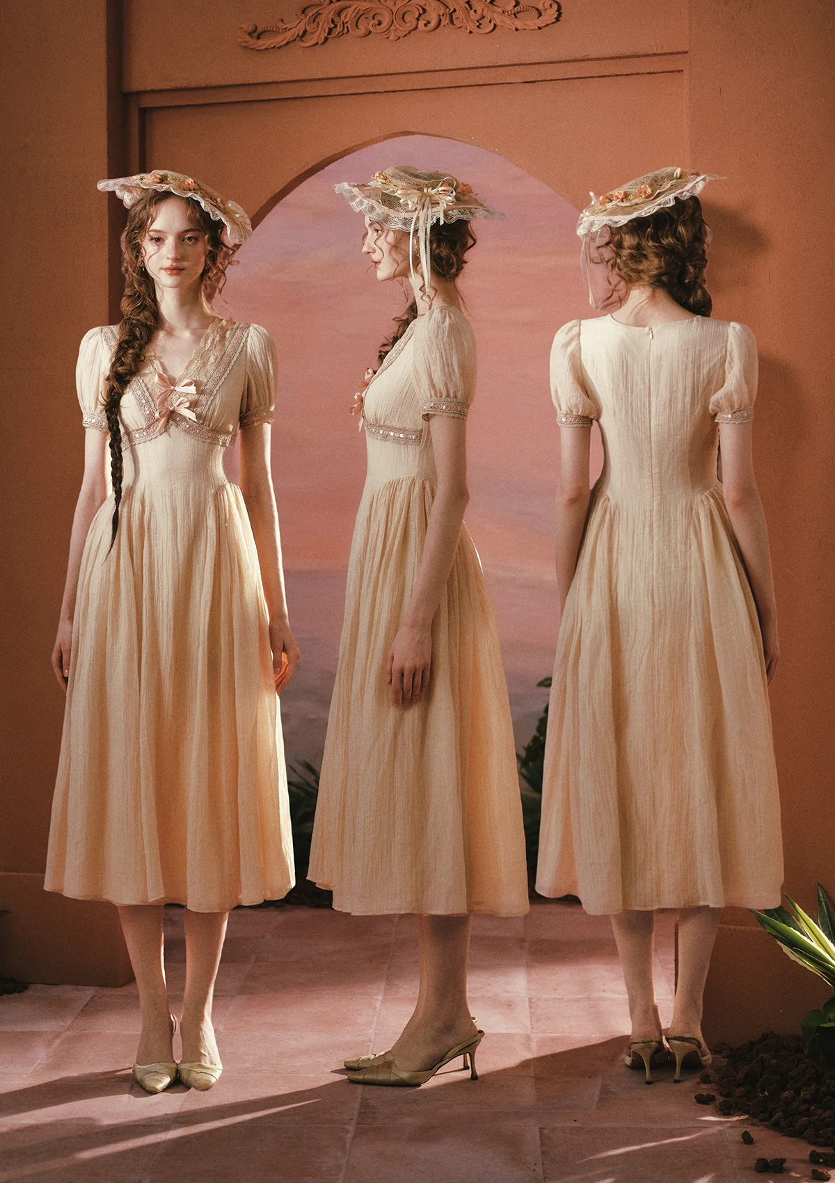 Sunset Rose Dress - Image 3