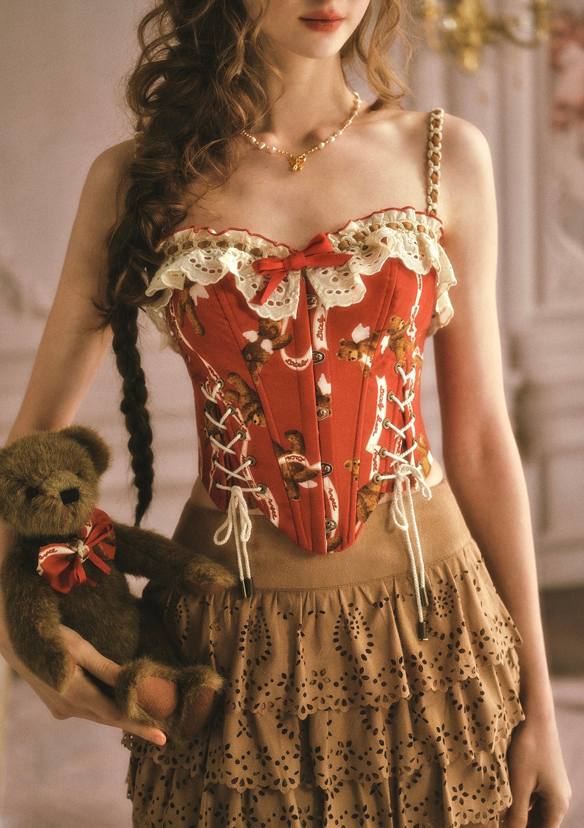 Teddy Tomato Sauce Corset - Image 7