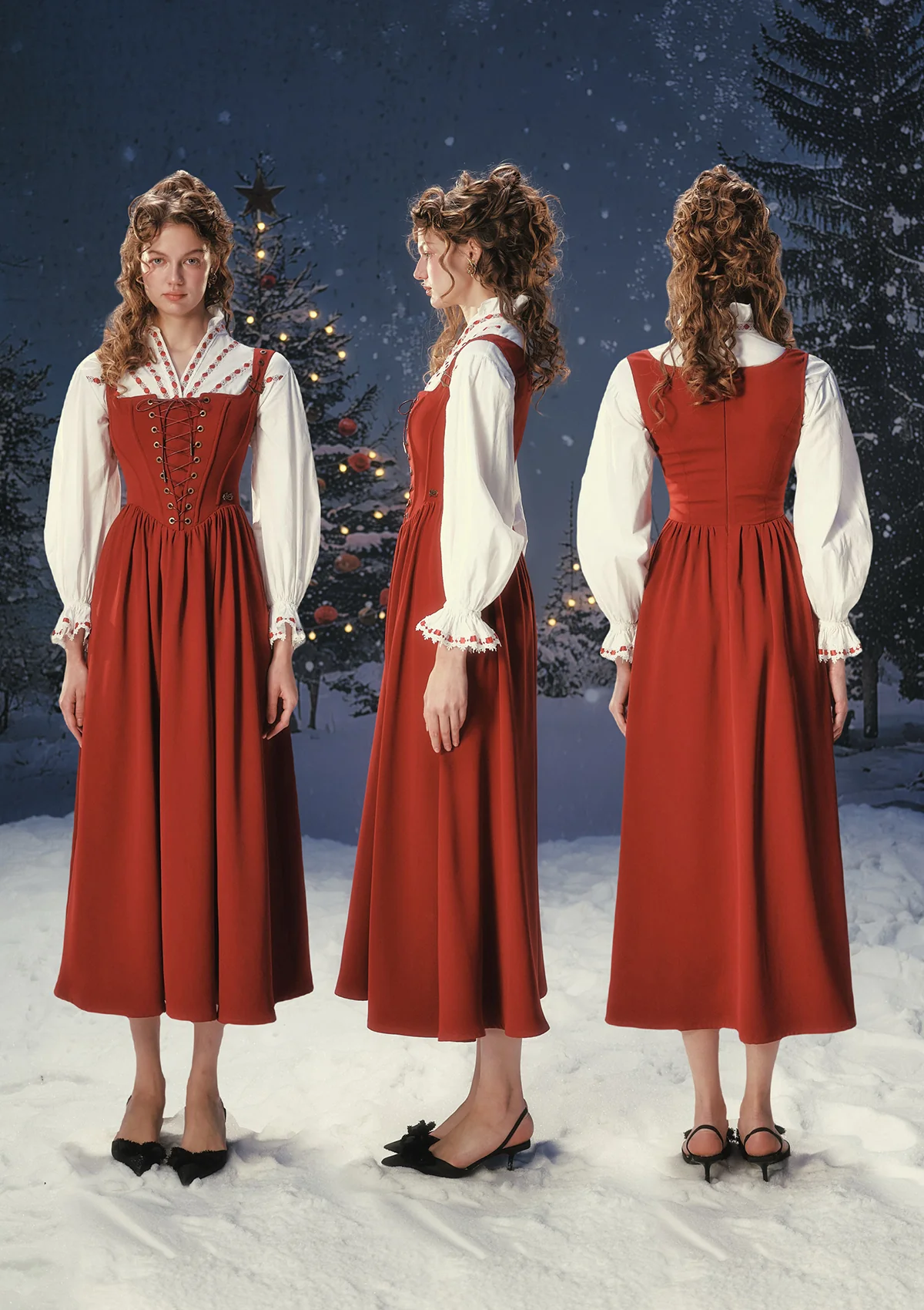 The Red Swordsman Dress - Image 3