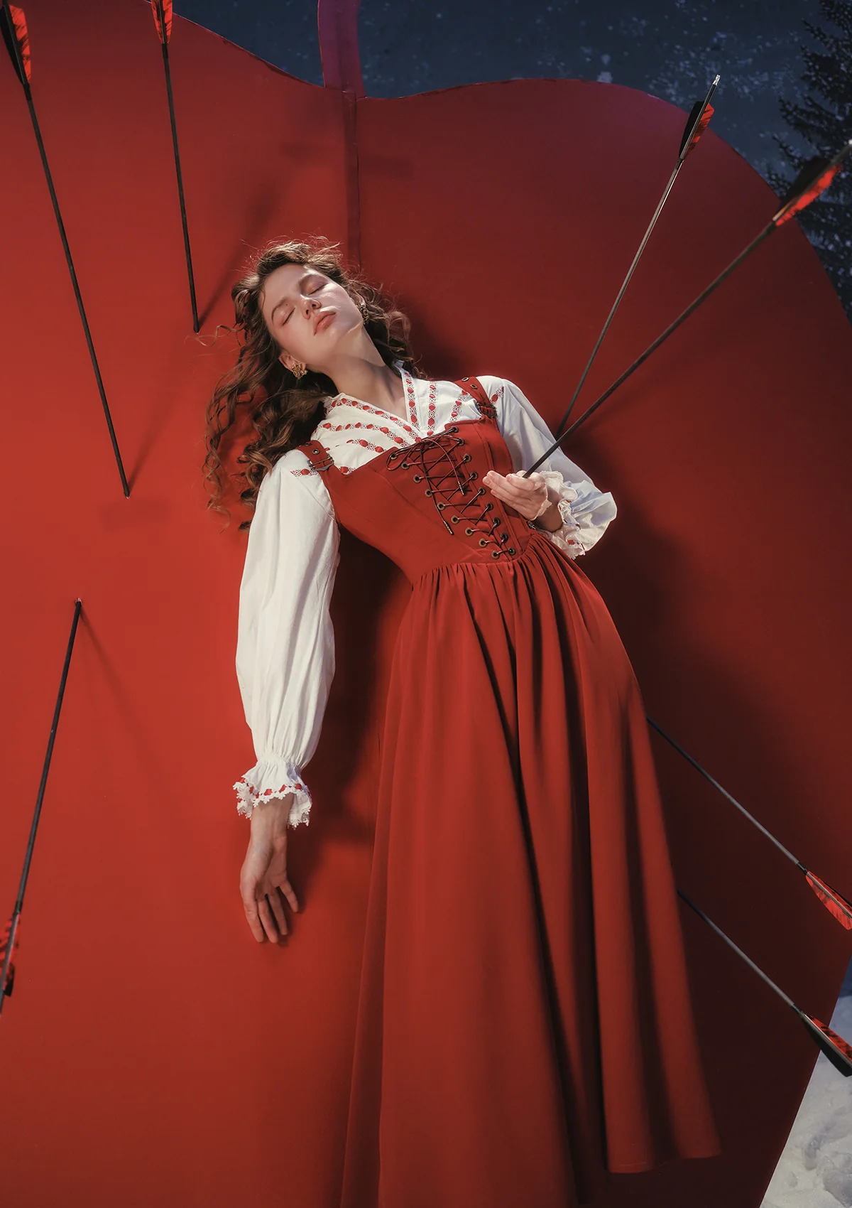 The Red Swordsman Dress - Image 5
