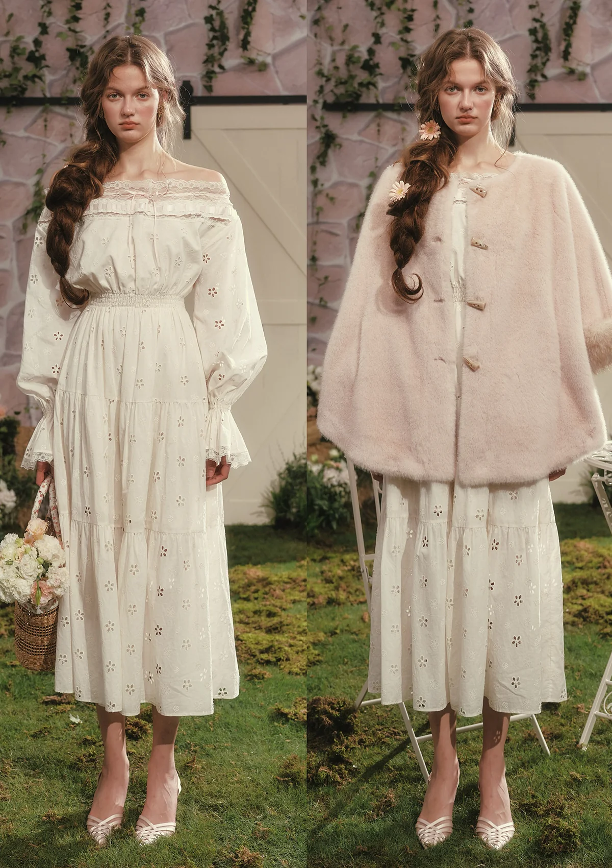 White Camellia Dress - Image 2