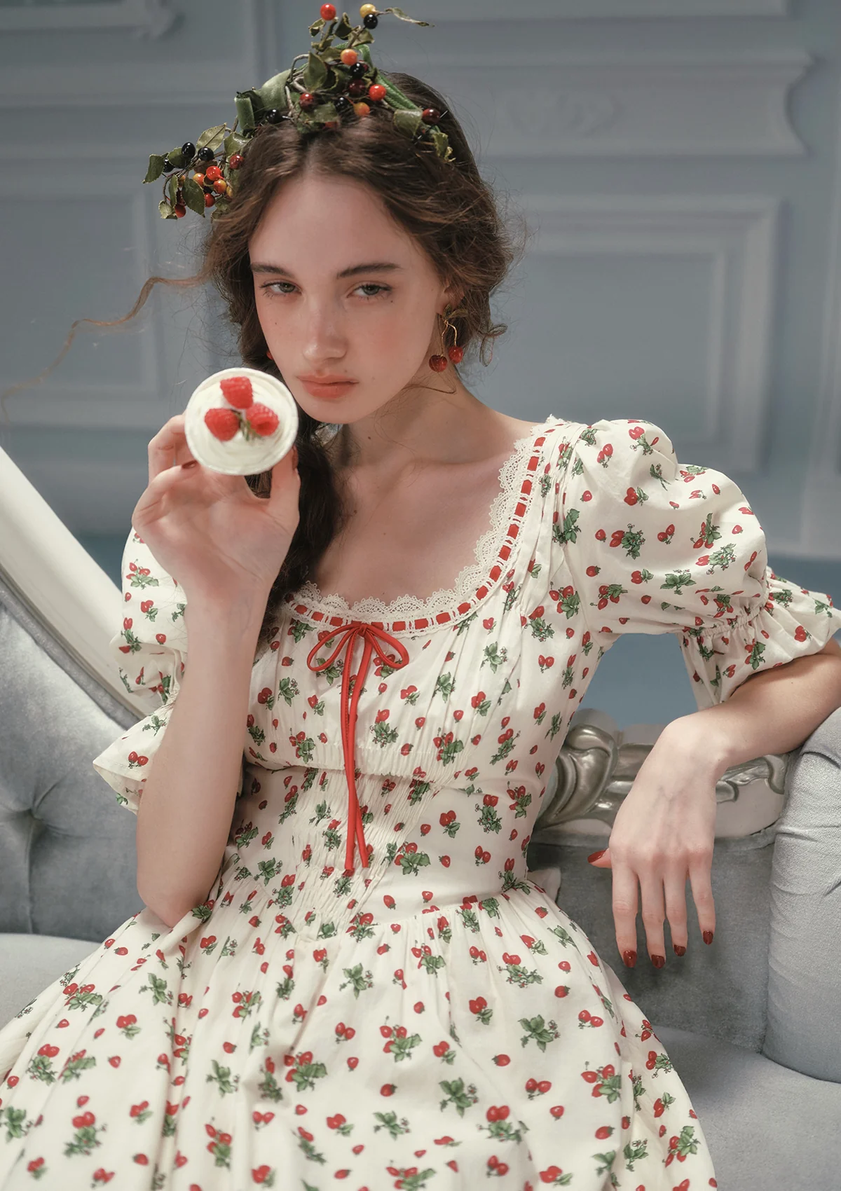 Wild Strawberry Paradise Dress - Image 3