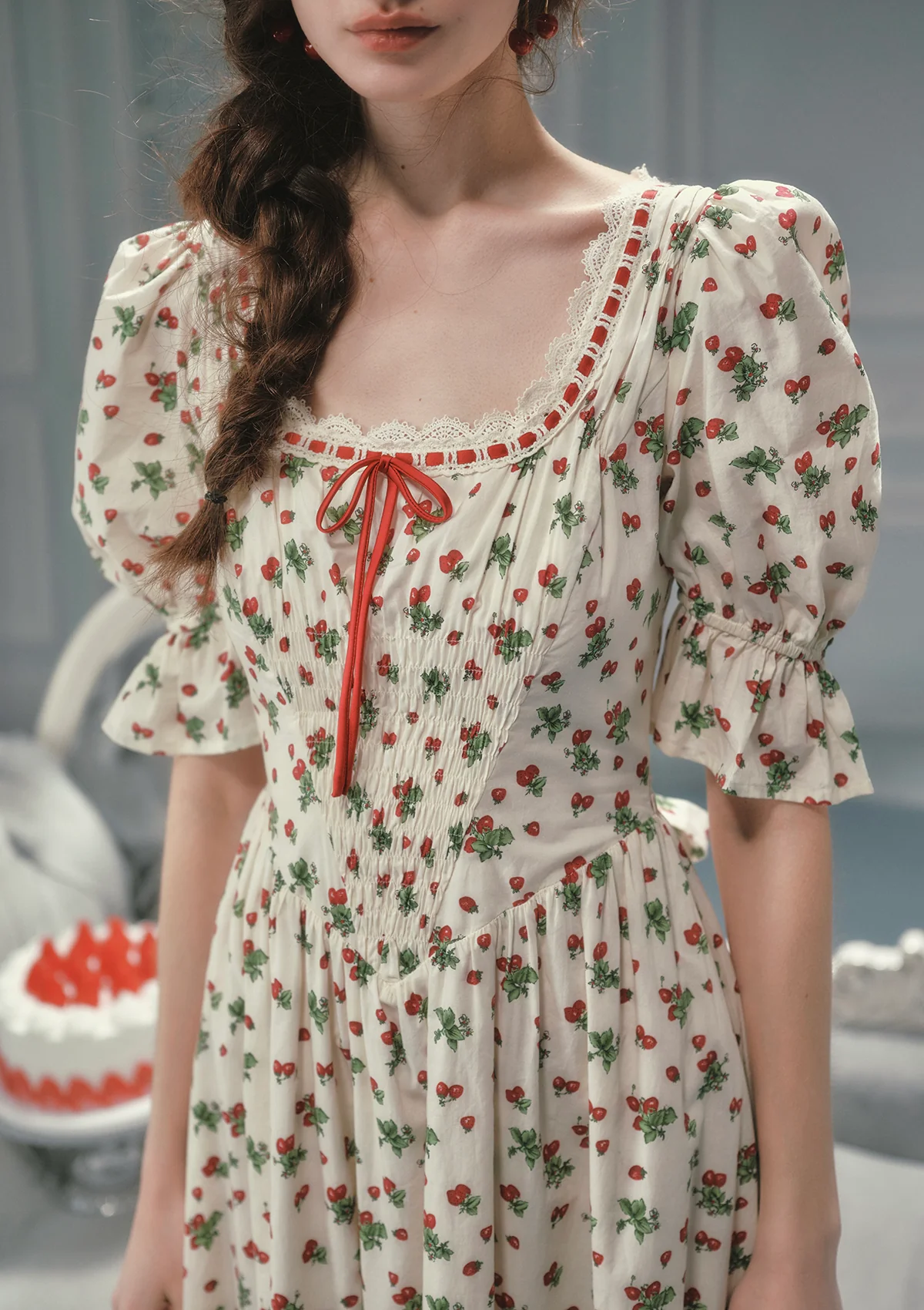 Wild Strawberry Paradise Dress - Image 6