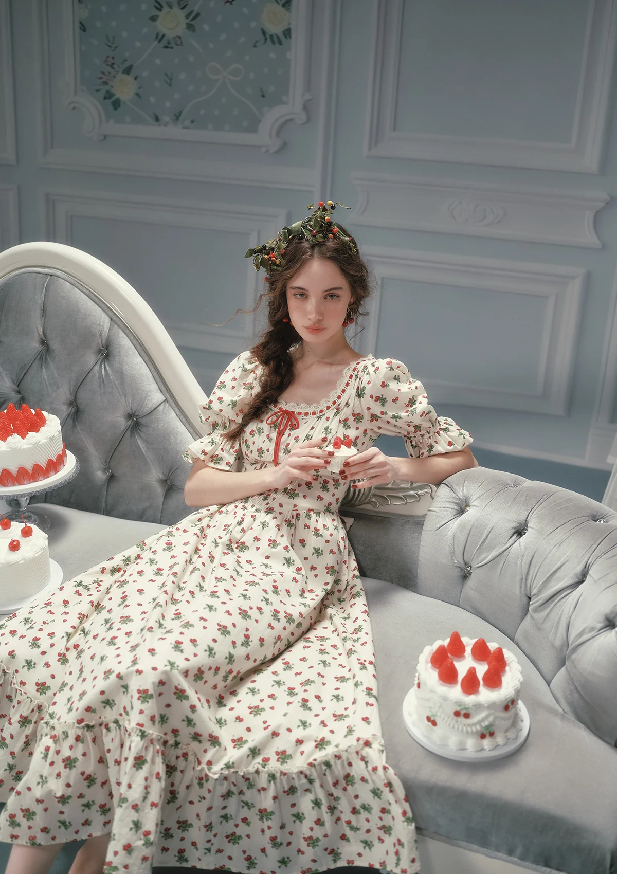 Wild Strawberry Paradise Dress - Image 8